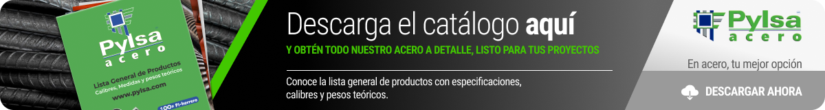 Obtén todo nuestro acero a detalle